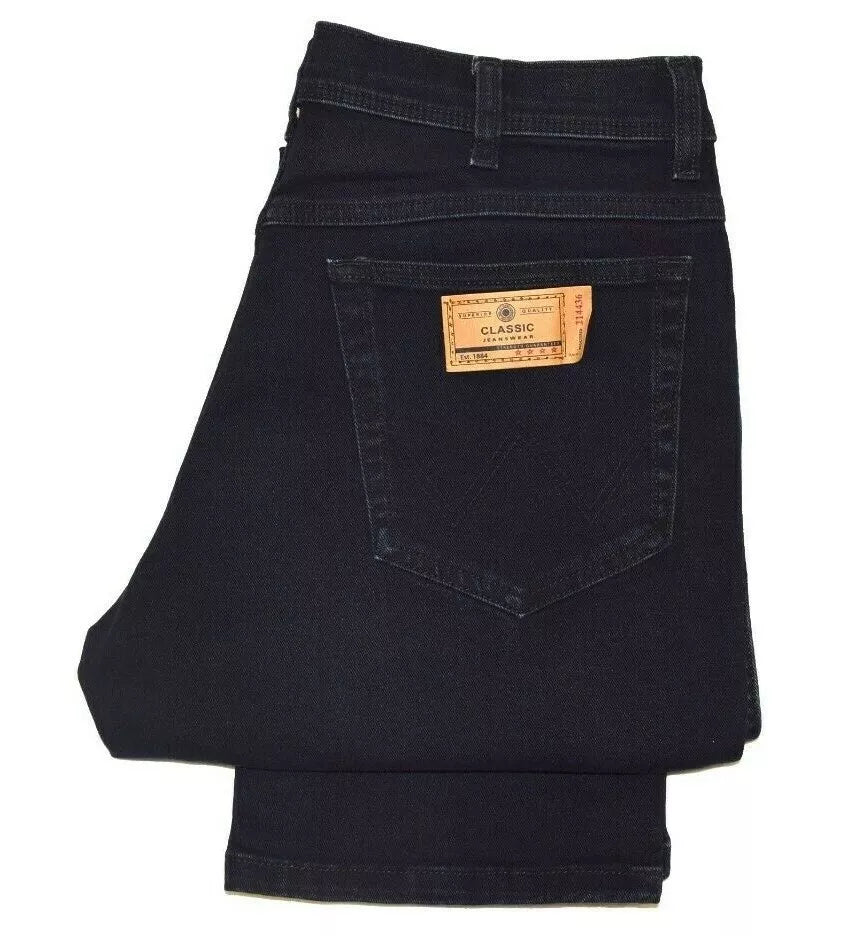 Wrangler · Jeans Greensboro uomo regular straight blu scuro