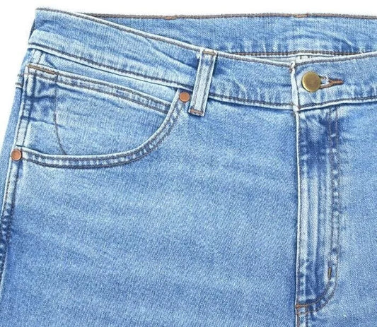 WRANGLER Jeans Uomo Regular Straight denim Mid Term “Greensboro”