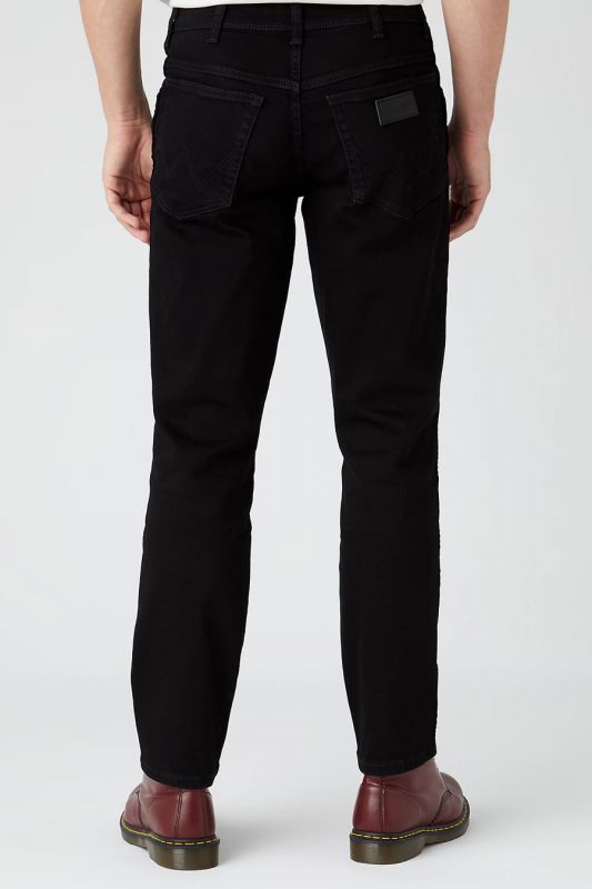 WRANGLER Jeans Uomo Authentic Slim denim Black Valley “Texas”
