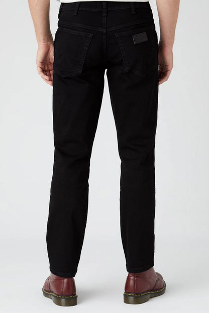 WRANGLER Jeans Uomo Authentic Slim denim Black Valley “Texas”