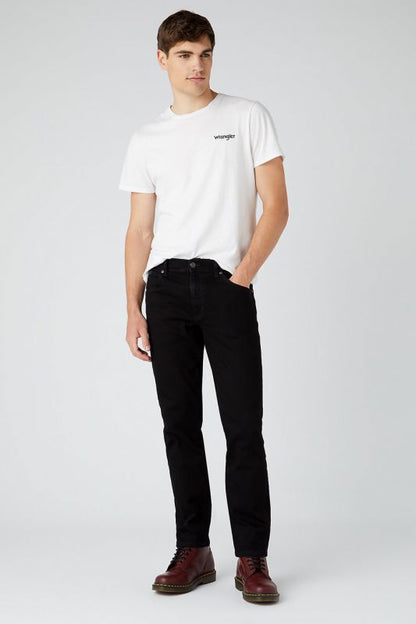 WRANGLER Jeans Uomo Authentic Slim denim Black Valley “Texas”
