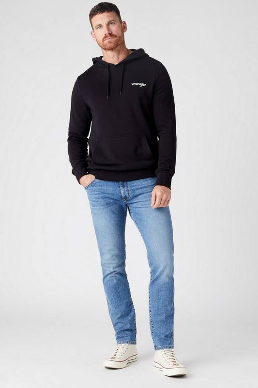 Wrangler · Jeans Larston uomo slim tapered blu chiaro
