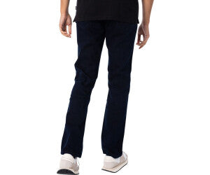 WRANGLER Jeans Uomo Regular Straight denim Black Back “Greensboro”