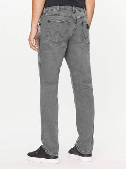 Wrangler · Jeans Greensboro uomo regular straight grigio chiaro