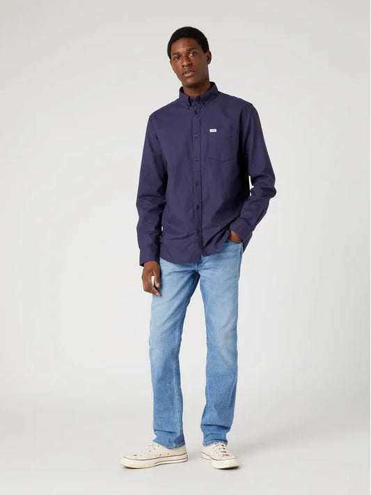 Wrangler · Jeans Greensboro uomo regular straight blu chiaro
