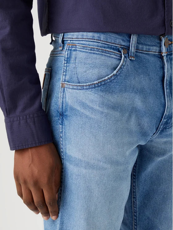 Wrangler · Jeans Greensboro uomo regular straight blu chiaro