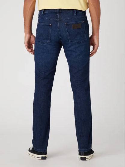 Wrangler · Jeans Larston uomo slim tapered blu scuro