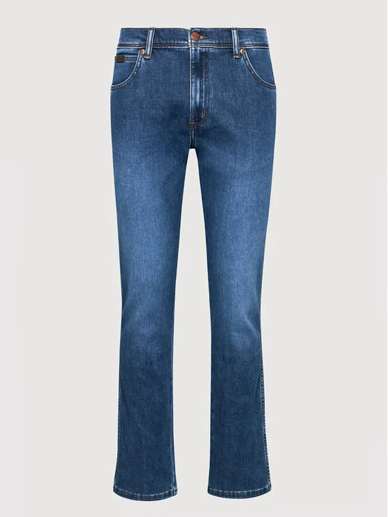 WRANGLER Jeans Uomo Original Straight denim Darkstone “Texas”