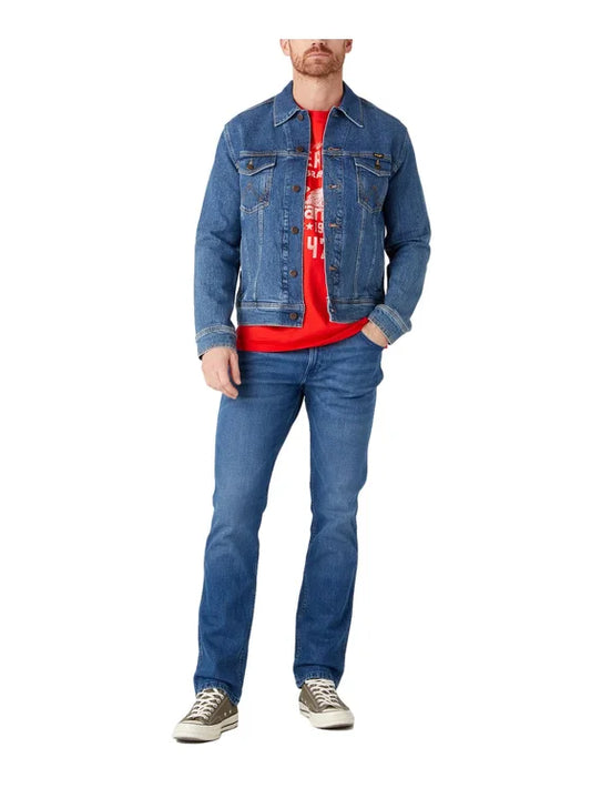 Wrangler · Jeans Greensboro uomo regular straight blu