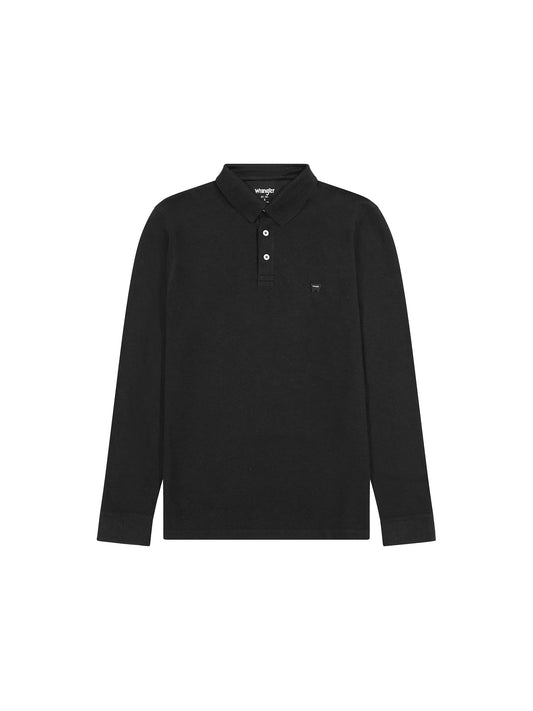 WRANGLER Polo Uomo Classic fit maniche lunghe in cotone